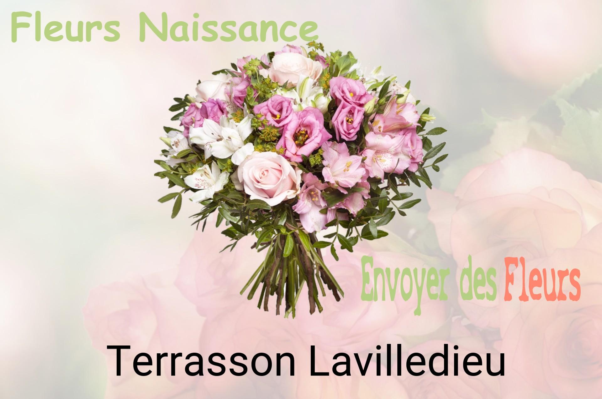 Bouquet de fleurs de naissance livré à Terrasson-Lavilledieu